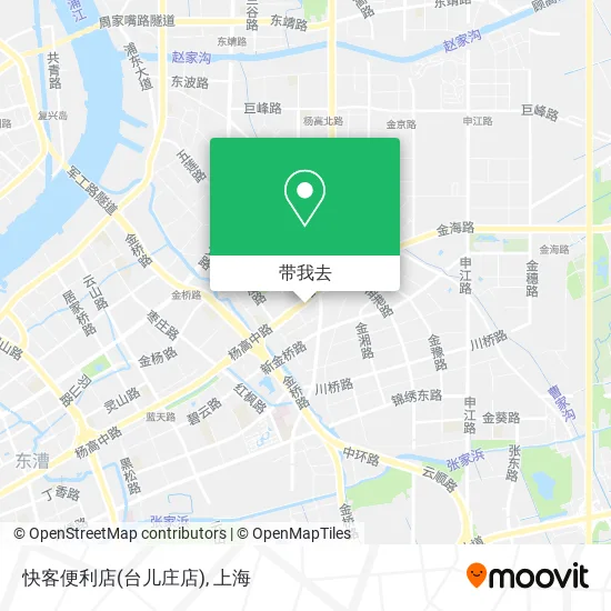 快客便利店(台儿庄店)地图