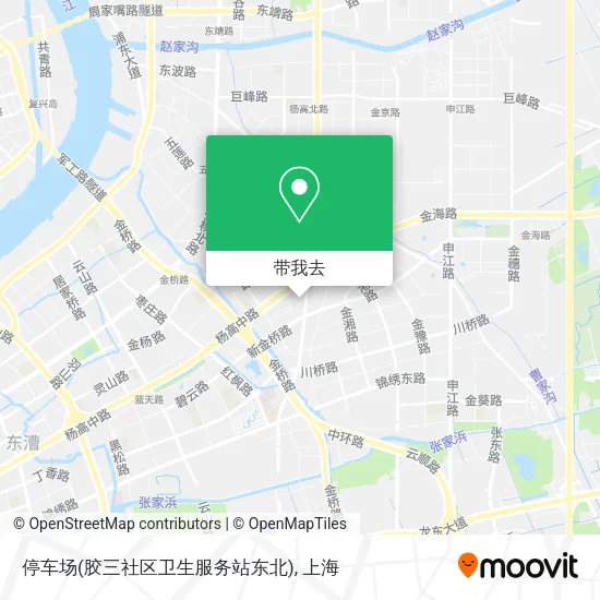 停车场(胶三社区卫生服务站东北)地图