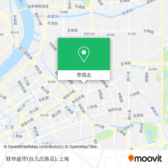 联华超市(台儿庄路店)地图