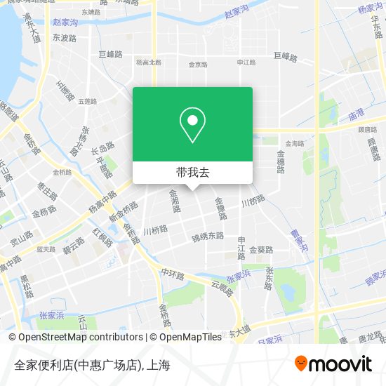 全家便利店(中惠广场店)地图