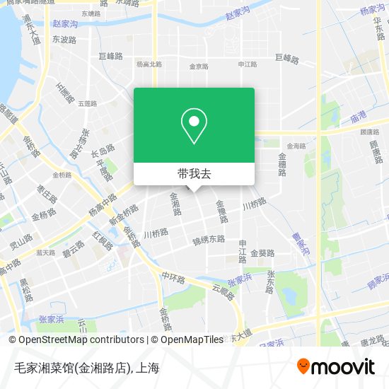 毛家湘菜馆(金湘路店)地图