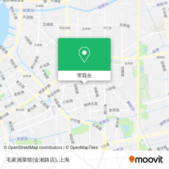 毛家湘菜馆(金湘路店)地图