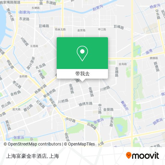 上海富豪金丰酒店地图