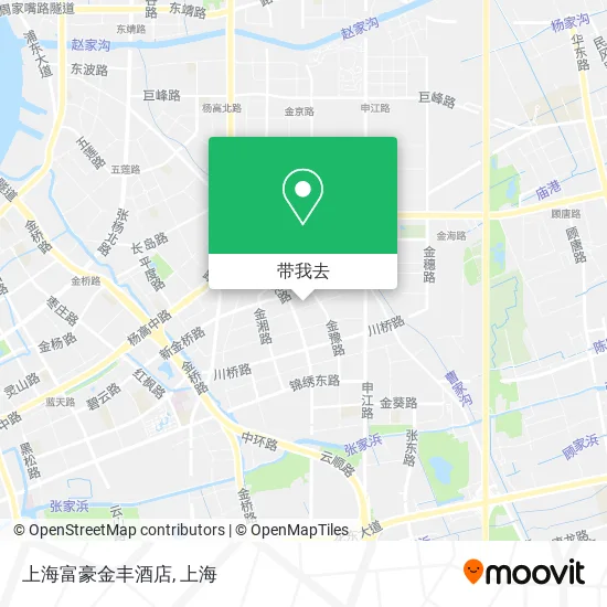 上海富豪金丰酒店地图