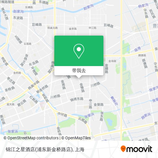 锦江之星酒店(浦东新金桥路店)地图