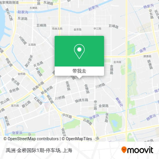 禹洲·金桥国际1期-停车场地图