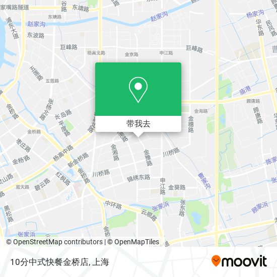 10分中式快餐金桥店地图