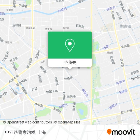 申江路曹家沟桥地图