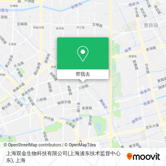 上海双金生物科技有限公司(上海浦东技术监督中心东)地图