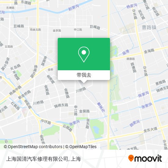 上海国清汽车修理有限公司地图