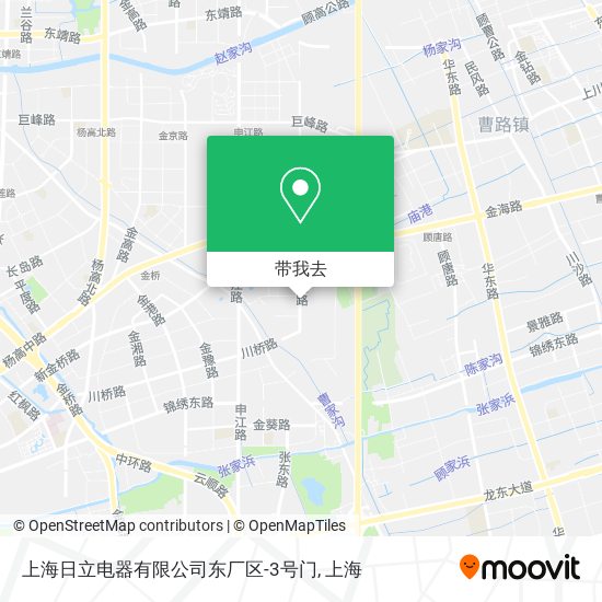 上海日立电器有限公司东厂区-3号门地图