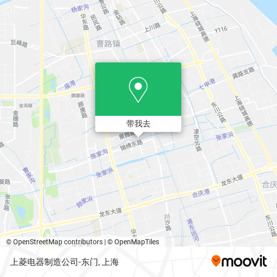 上菱电器制造公司-东门地图