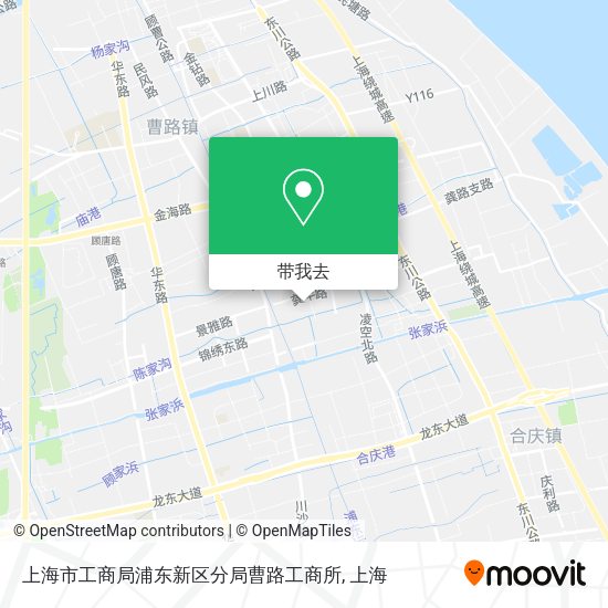 上海市工商局浦东新区分局曹路工商所地图