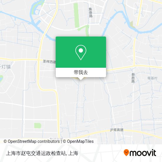 上海市赵屯交通运政检查站地图