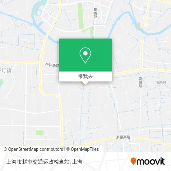上海市赵屯交通运政检查站地图