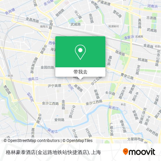 格林豪泰酒店(金运路地铁站快捷酒店)地图