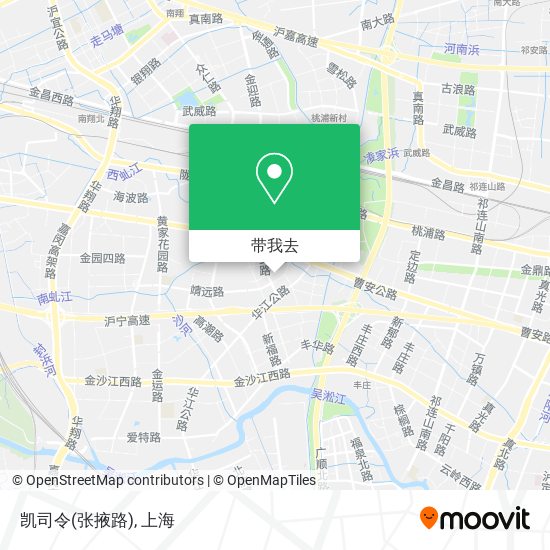 凯司令(张掖路)地图