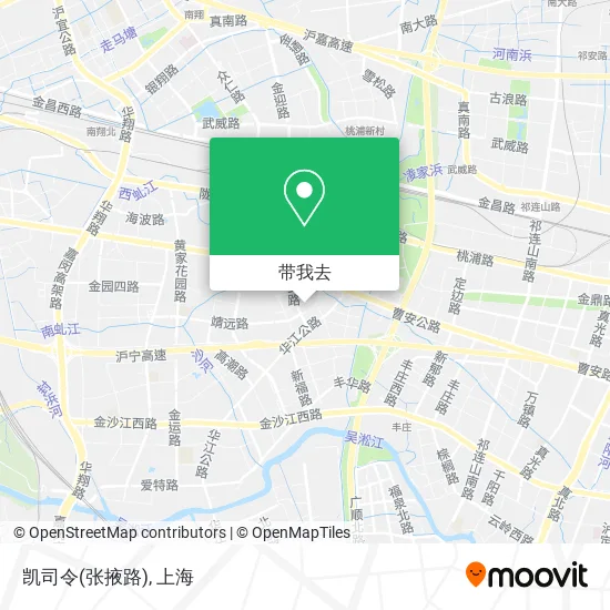 凯司令(张掖路)地图