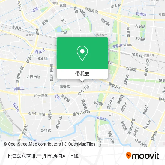 上海嘉永南北干货市场-F区地图