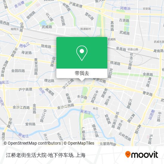 江桥老街生活大院-地下停车场地图