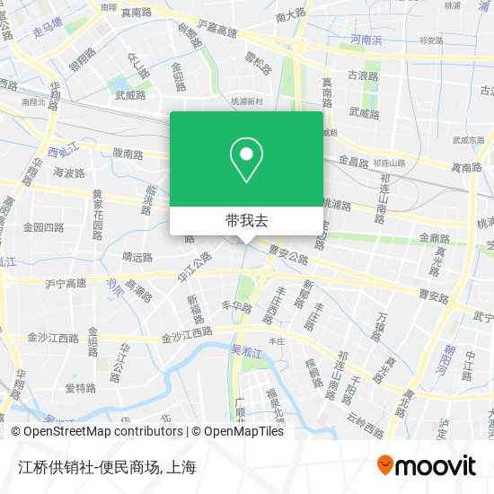 江桥供销社-便民商场地图