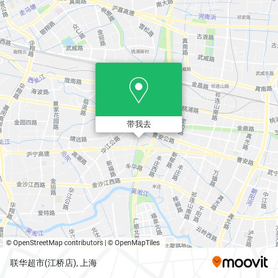 联华超市(江桥店)地图