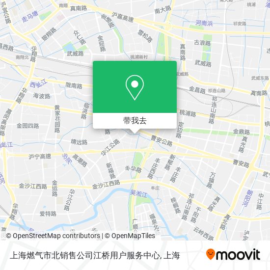 上海燃气市北销售公司江桥用户服务中心地图