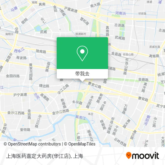 上海医药嘉定大药房(华江店)地图