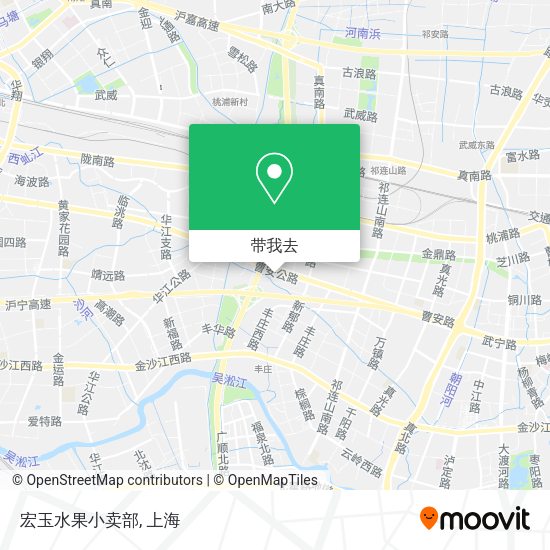 宏玉水果小卖部地图