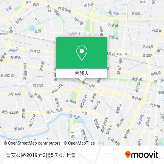 曹安公路2019弄2幢5-7号地图