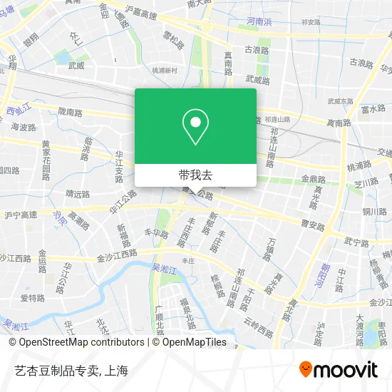 艺杏豆制品专卖地图
