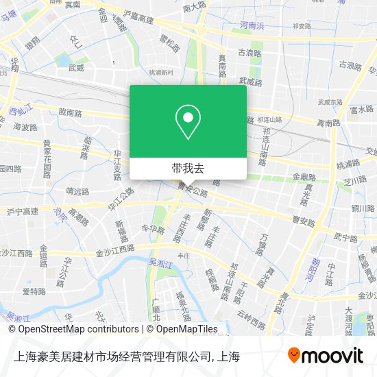 上海豪美居建材市场经营管理有限公司地图