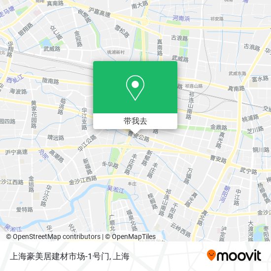 上海豪美居建材市场-1号门地图