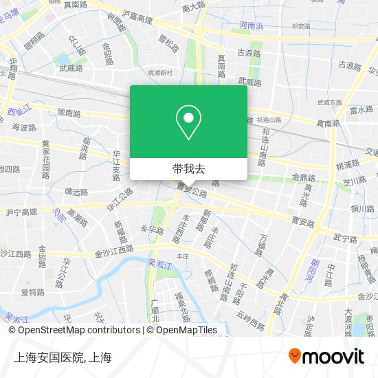 上海安国医院地图