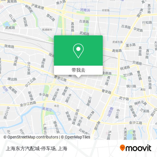 上海东方汽配城-停车场地图