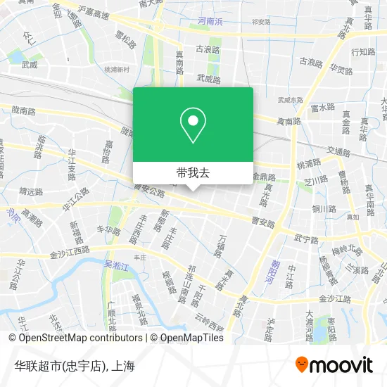 华联超市(忠宇店)地图