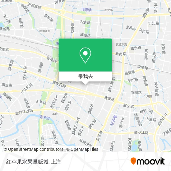 红苹果水果量贩城地图