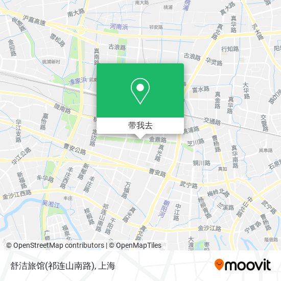 舒洁旅馆(祁连山南路)地图