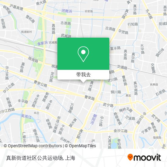 真新街道社区公共运动场地图