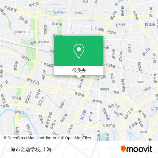 上海市金鼎学校地图
