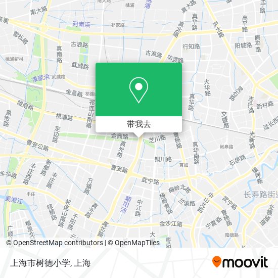 上海市树德小学地图