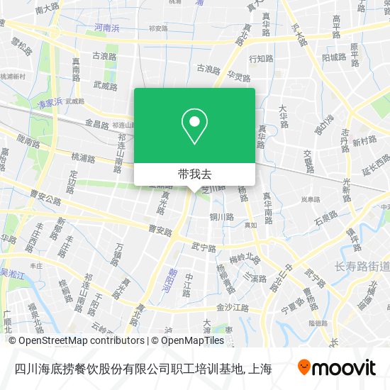 四川海底捞餐饮股份有限公司职工培训基地地图