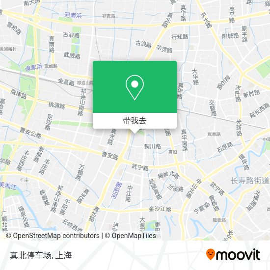 真北停车场地图
