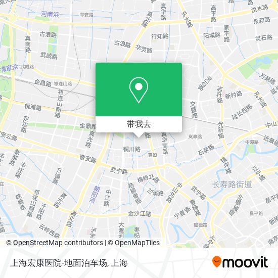 上海宏康医院-地面泊车场地图