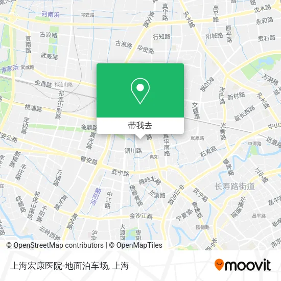 上海宏康医院-地面泊车场地图
