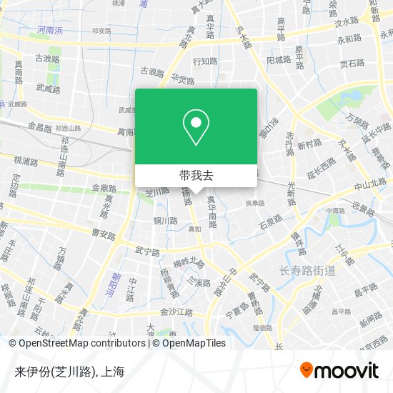 来伊份(芝川路)地图