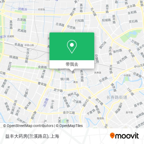 益丰大药房(兰溪路店)地图