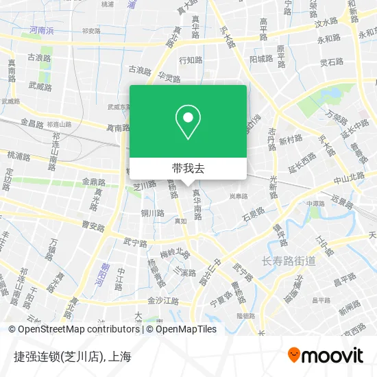 捷强连锁(芝川店)地图
