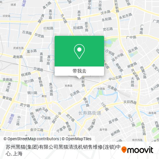 苏州黑猫(集团)有限公司黑猫清洗机销售维修(连锁)中心地图