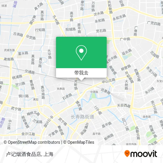 卢记烟酒食品店地图